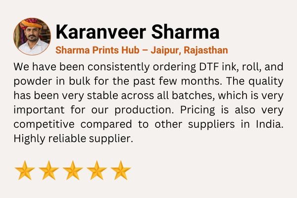 Tiger DTF Customer Review