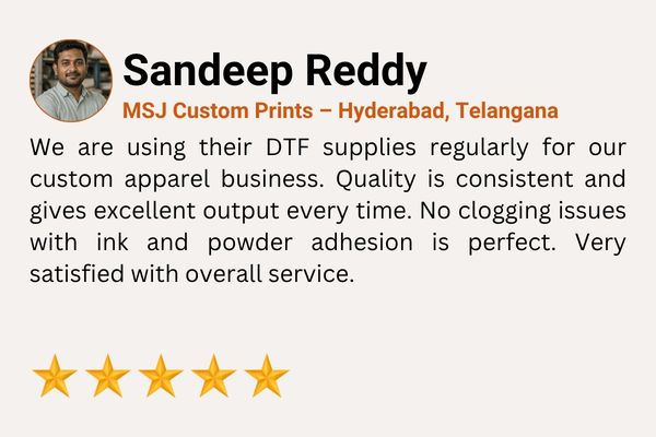 Tiger DTF Customer Review