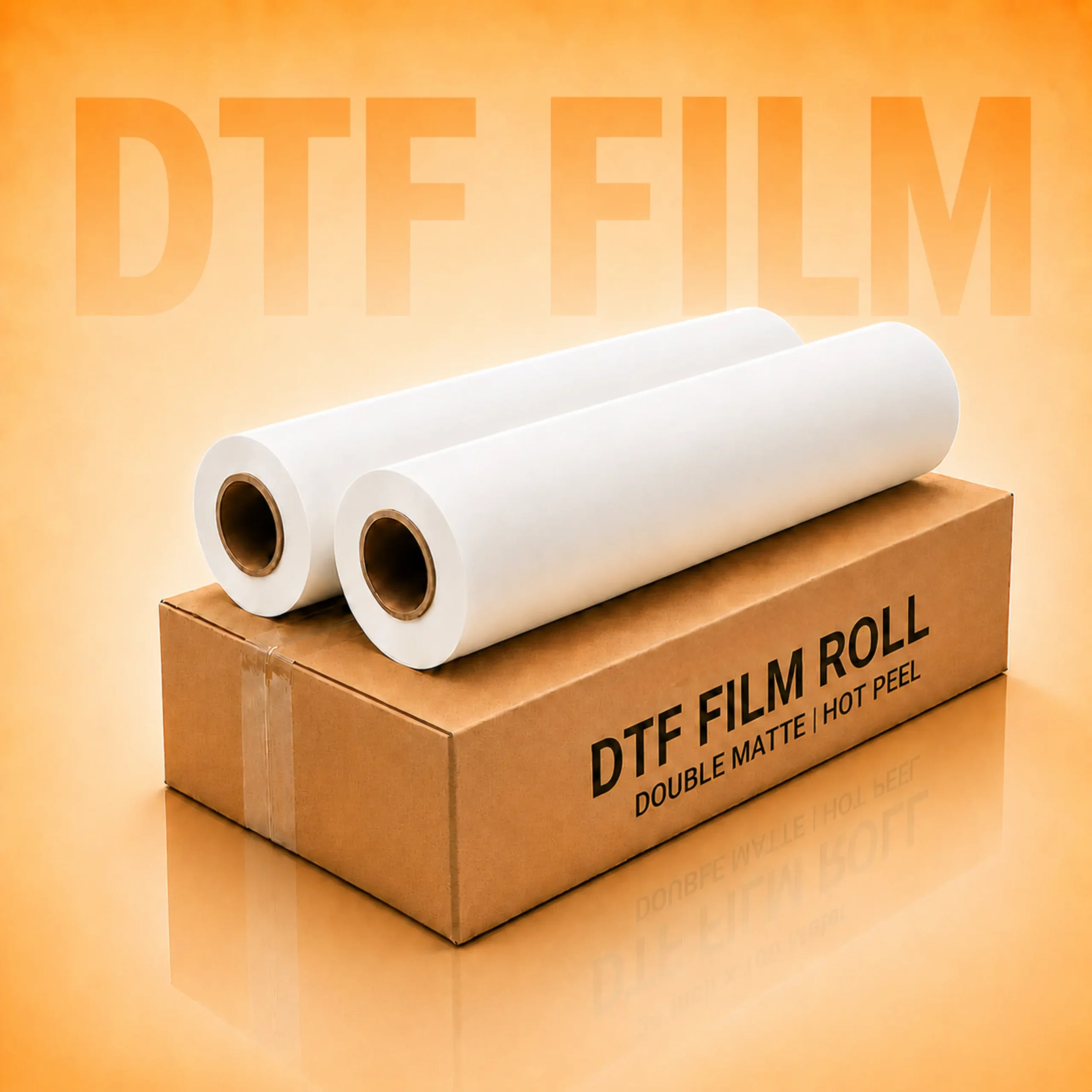 Tiger DTF film roll 24 inch 90 meter double matte hot peel