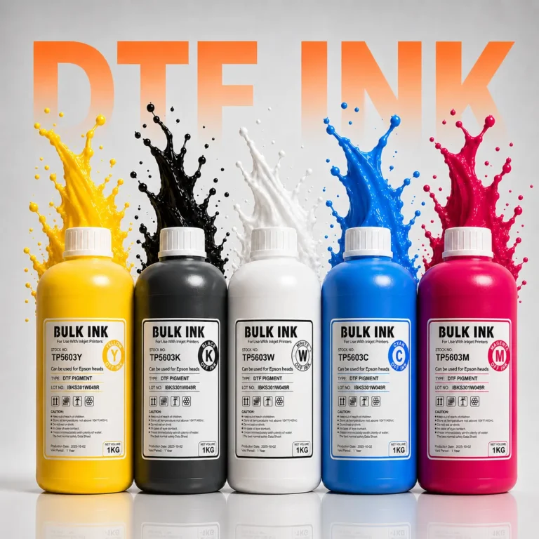DTF ink Inkbank 5603 CMYK + White, 1 litre bottles