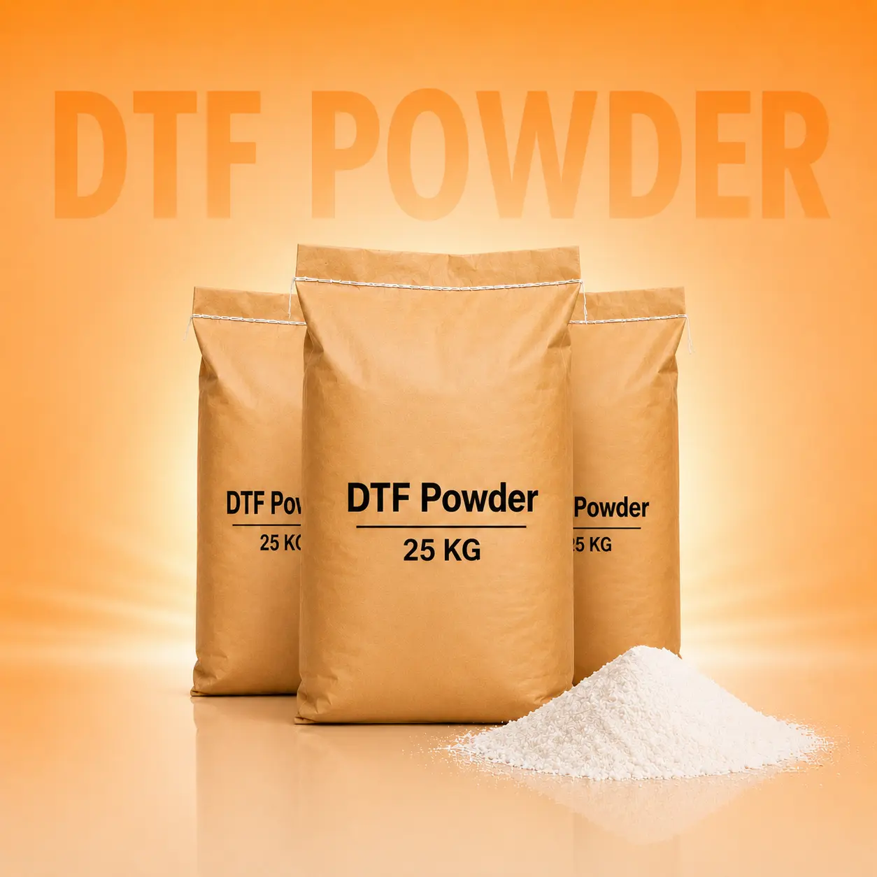Tiger DTF TPU hot-melt DTF powder 25 KG for garment printing