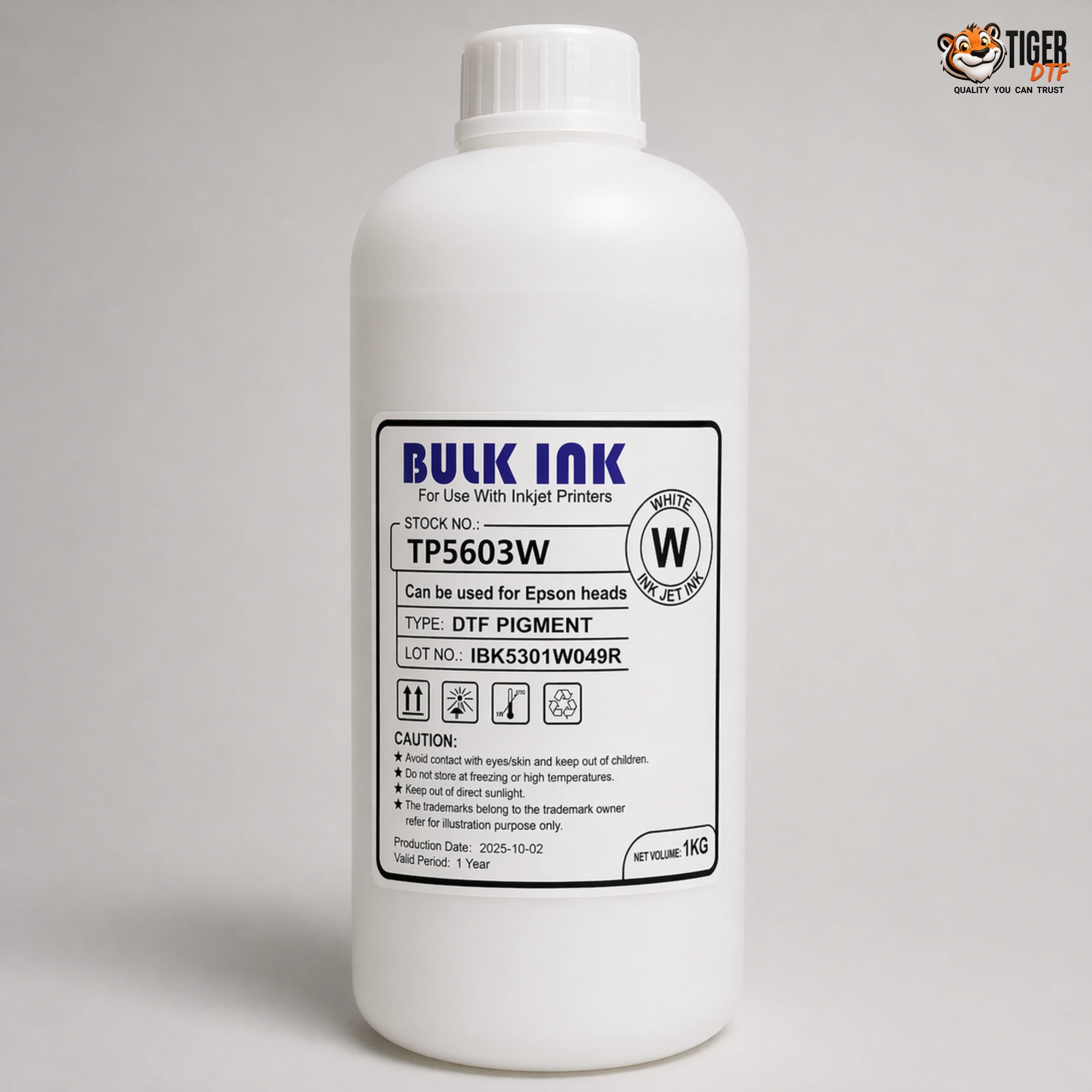 Tiger DTF White DTF Ink Bulk