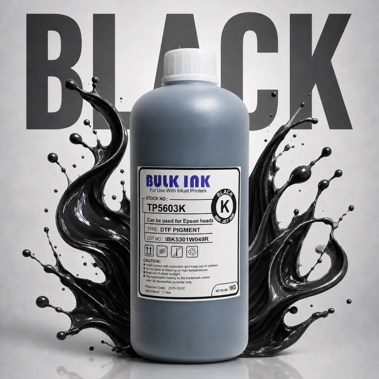 Tiger DTF Black DTF Ink Bulk