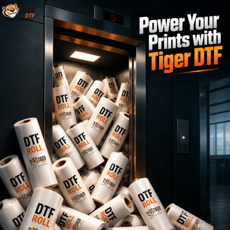 Tiger DTF DTF film rolls, 24 inch x 100 m hot peel